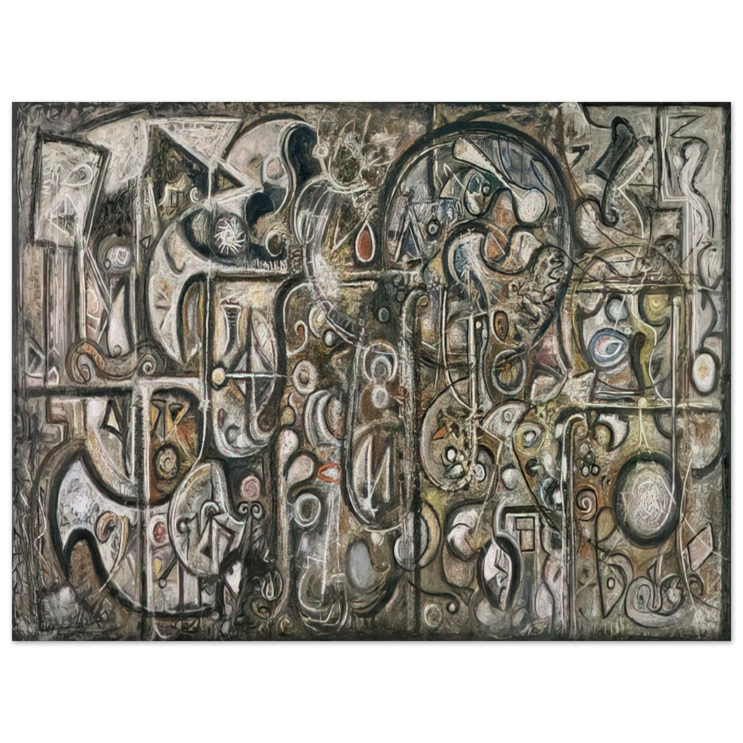 Richard Pousette-Dart - Symphony No. 1, The Transcendental  75x100 cm / 30x40inches Fine Art Poster