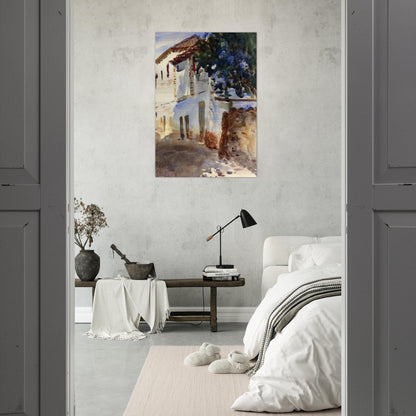 The White House - John Singer Sargent Brushed Aluminum Print - 70x100 cm / 28x40 inches | John Singer Sargent Aluminum Print | John Singer Sargent Prints