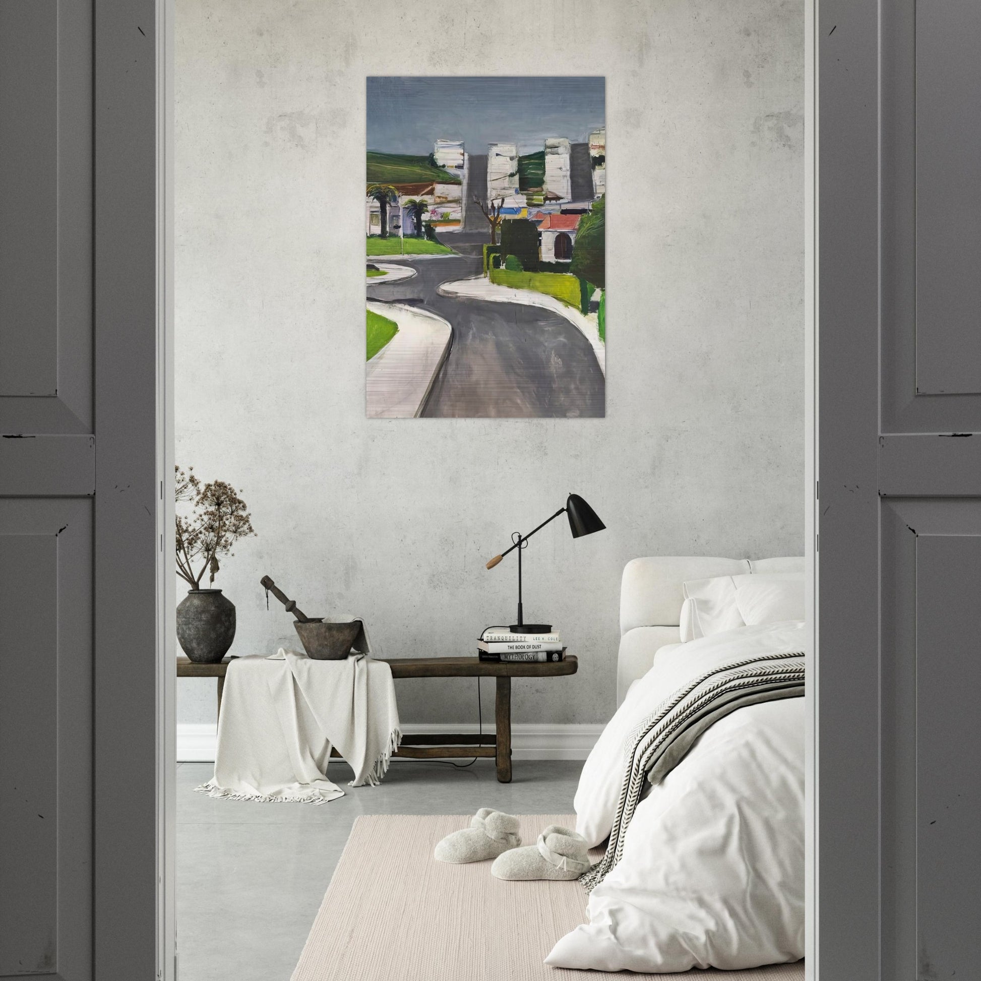Ingleside - Richard Diebenkorn Brushed Aluminum Print - 70x100 cm / 28x40 inches | Richard Diebenkorn Aluminum Print | Richard Diebenkorn Prints