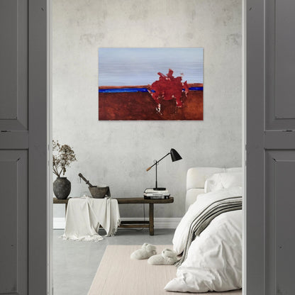 Untitled - 1963 - Theodoros Stamos Brushed Aluminum Print - 70x100 cm / 28x40 inches | Theodoros Stamos Aluminum Print | Theodoros Stamos Prints