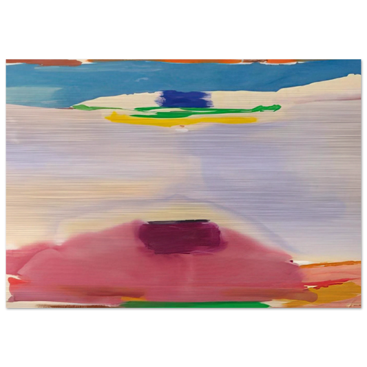 Leveling - 1973 - Helen Frankenthaler Brushed Aluminum Print - 70x100 cm / 28x40 inches | Helen Frankenthaler Aluminum Print | Helen Frankenthaler Prints