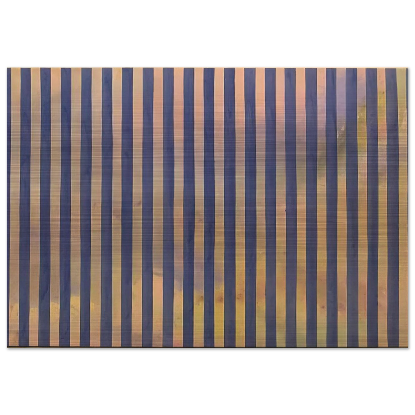 Untitled - 1959 - Gene Davis Brushed Aluminum Print - 70x100 cm / 28x40 inches | Gene Davis Aluminum Print | Gene Davis Prints
