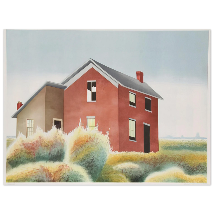 Clarence Holbrook Carter - Homestead - 1979  75x100 cm / 30x40inches Fine Art Poster