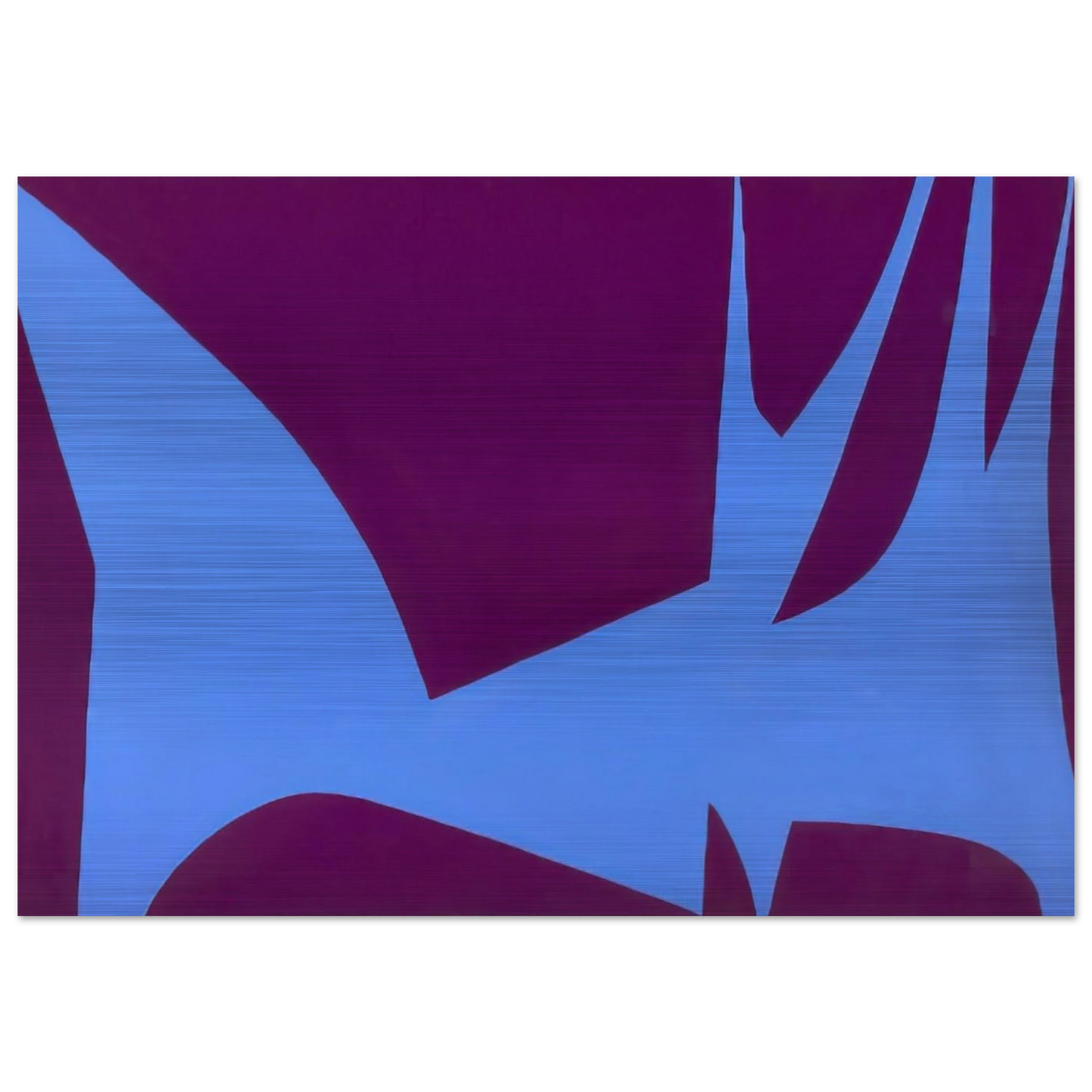 Magical Space Forms - 1951 - Lorser Feitelson Brushed Aluminum Print - 70x100 cm / 28x40 inches | Lorser Feitelson Aluminum Print | Lorser Feitelson Prints
