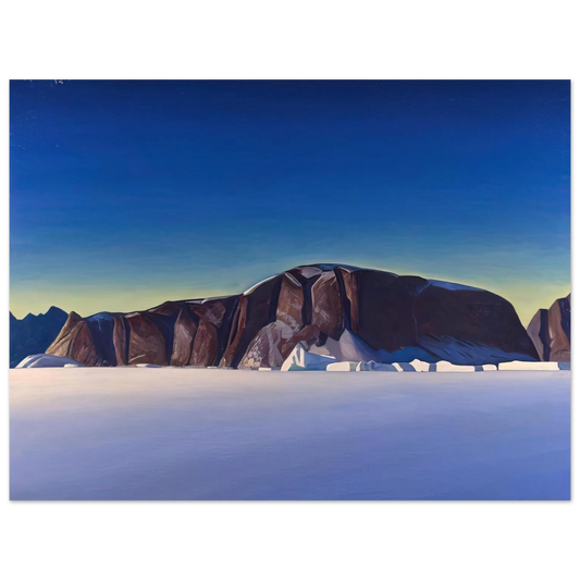 Rockwell Kent - Greenland Coast  75x100 cm / 30x40inches Fine Art Poster