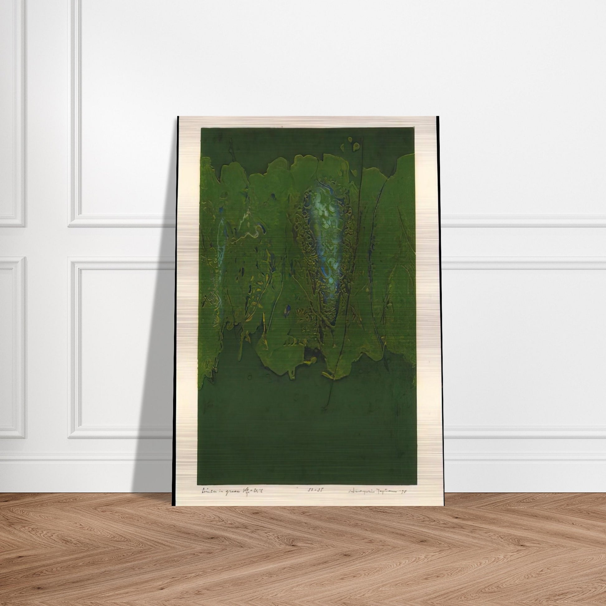 Winter in Green - 1970 - Hiroyuki Tajima Brushed Aluminum Print - 70x100 cm / 28x40 inches | Hiroyuki Tajima Aluminum Print | Hiroyuki Tajima Prints