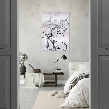 Untitled T1989-A3 - 1989 - Hans Hartung Brushed Aluminum Print - 70x100 cm / 28x40 inches | Hans Hartung Aluminum Print | Hans Hartung Prints