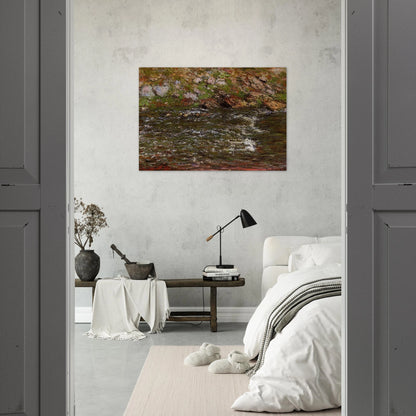 Torrent of the Petite Creuse at Fresselines - claude monet Brushed Aluminum Print - 70x100 cm / 28x40 inches | claude monet Aluminum Print | claude monet Prints