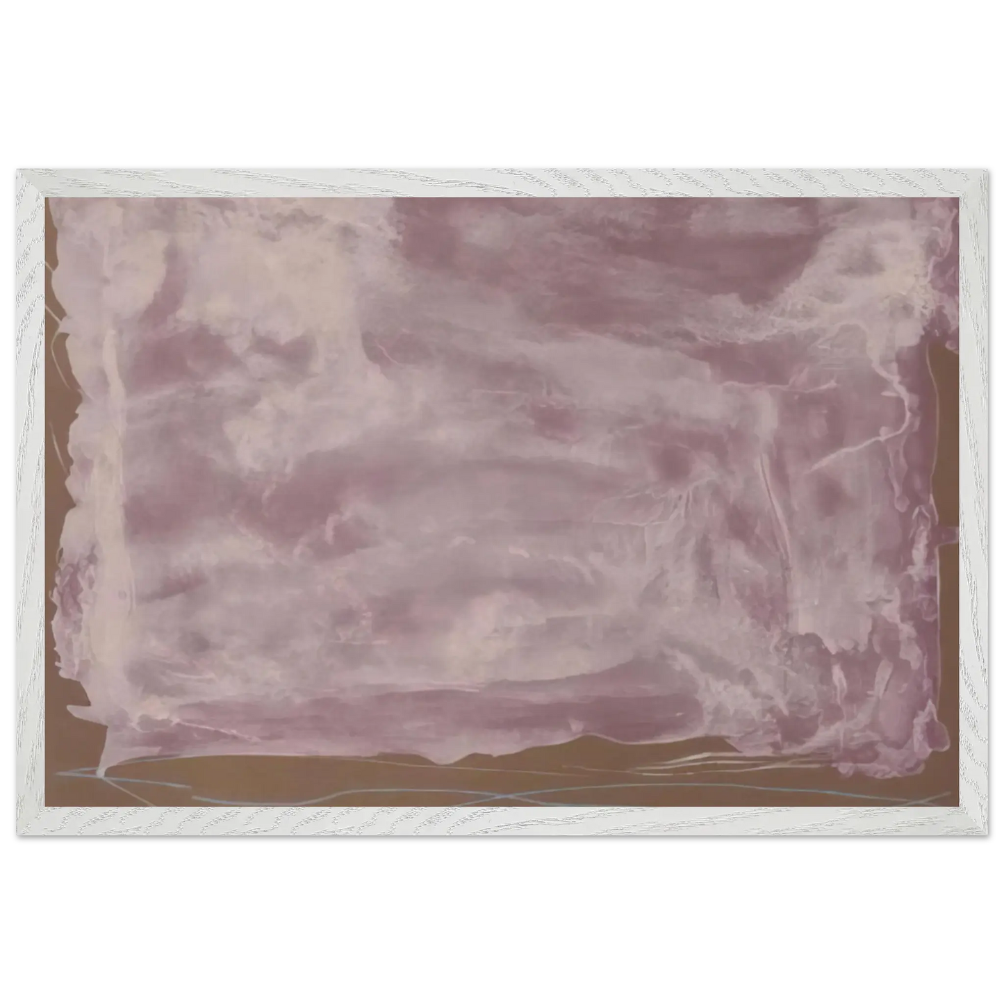 Helen Frankenthaler - Soho Dreams - 1987 Wall art - 13x18 cm / 5x7 Inches - Premium Wooden Framed Poster With Fine Art Paper - White frame