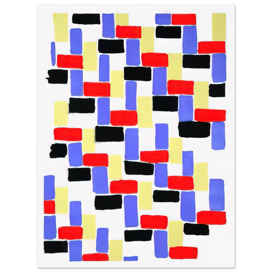 Sonia Delaunay - %D1%81OULEURS IDEES  75x100 cm / 30x40inches Fine Art Poster