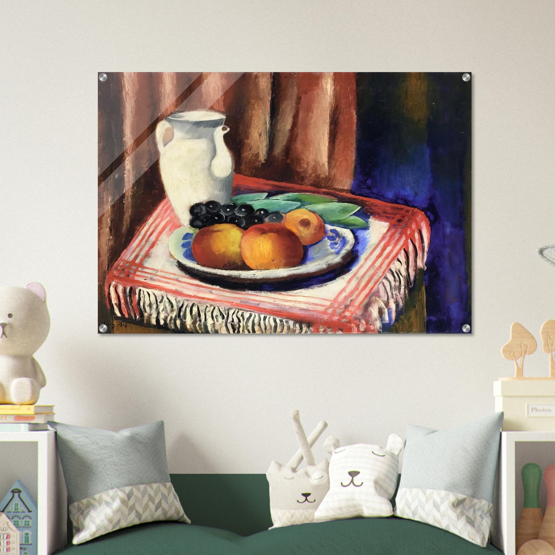 STILL LIFE WITH LEMONS 1917 - Moise Kisling Acrylic Print - 70x100 cm / 28x40″ inches