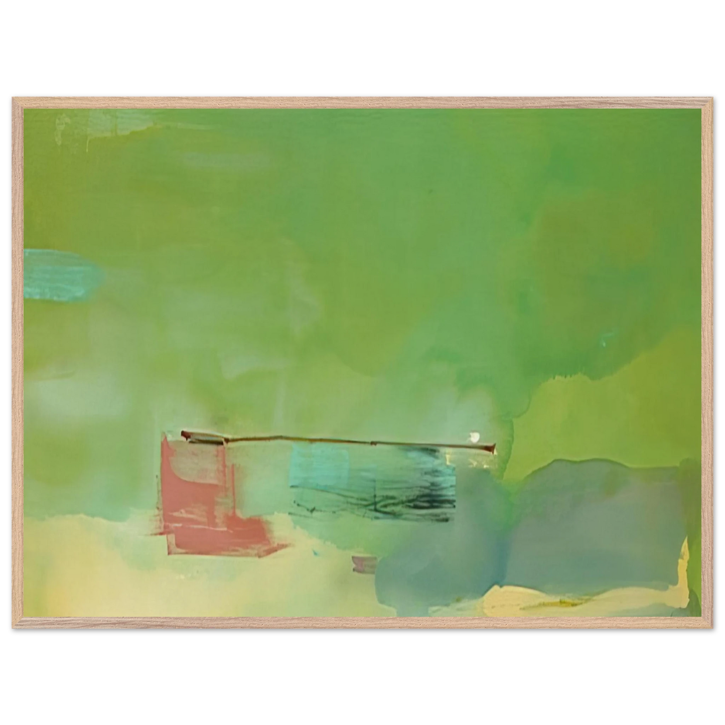 Helen Frankenthaler - Springscape - 1975 Wall art - 30x45 cm / 12x18 inches - Fine Art Poster-canvas - -