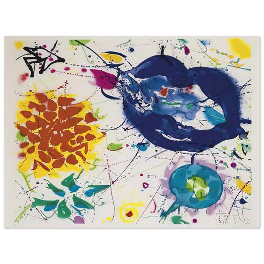 Sam Francis - Senza Titolo III  75x100 cm / 30x40inches Fine Art Poster