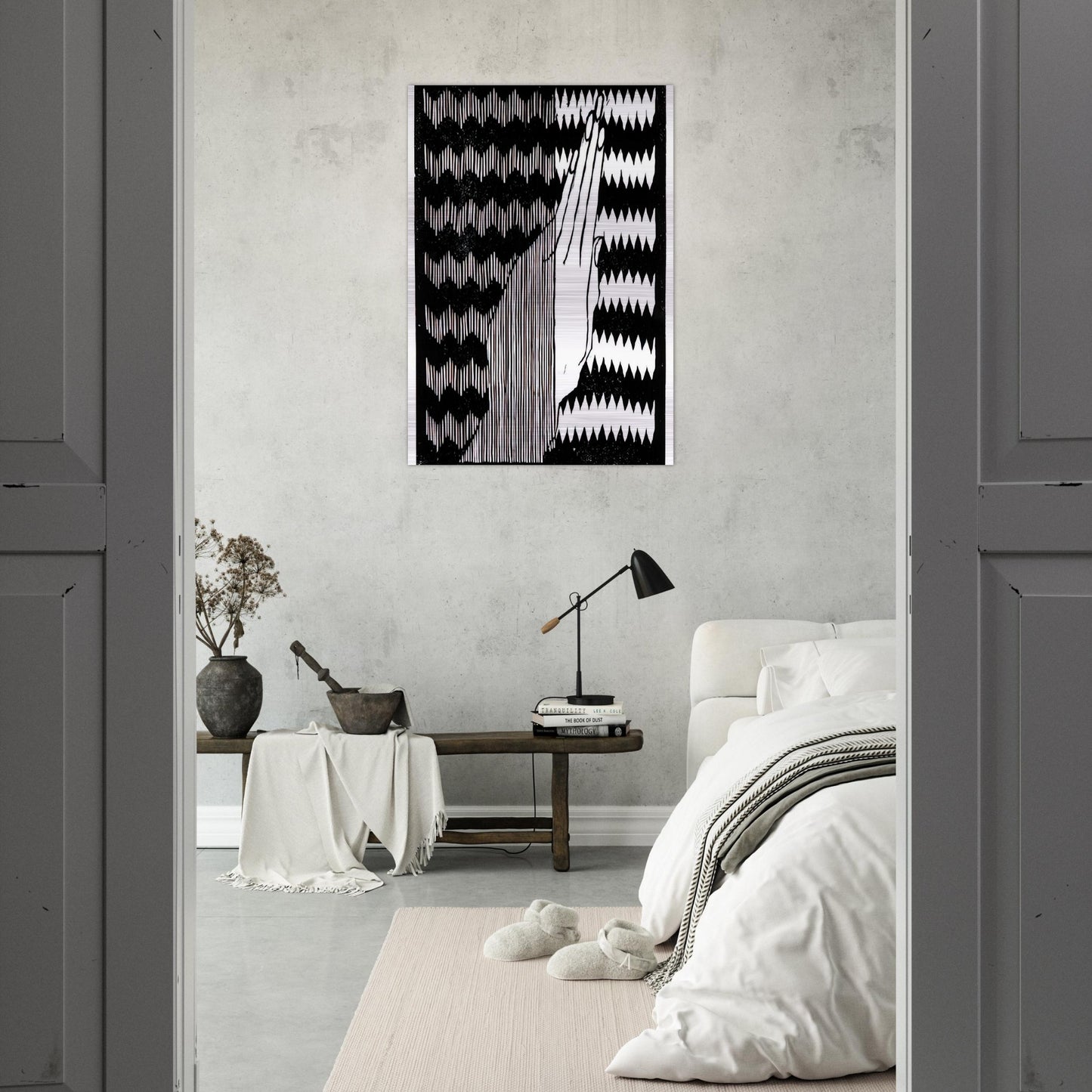 ESCHER (6) - MC Escher Brushed Aluminum Print - 70x100 cm / 28x40 inches | MC Escher Aluminum Print | MC Escher Prints