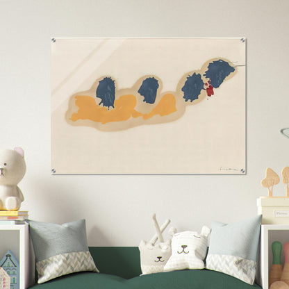 April IV - 1960 - Helen Frankenthaler Acrylic Print - 70x100 cm / 28x40″ inches | Helen Frankenthaler Wall Art | Helen Frankenthaler Prints