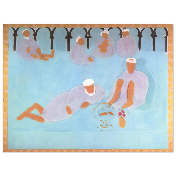 Henri Matisse - MOROCCAN CAF 1913  75x100 cm / 30x40inches Fine Art Poster