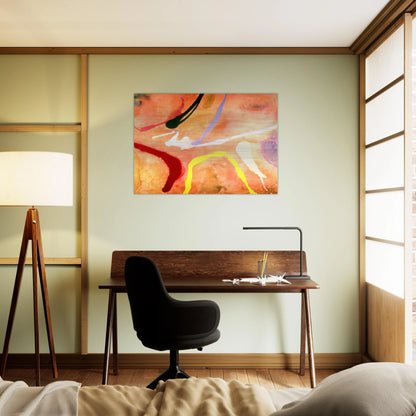 Sarah Rose - 1969 - Ronnie Landfield Brushed Aluminum Print - 70x100 cm / 28x40 inches | Ronnie Landfield Aluminum Print | Ronnie Landfield Prints