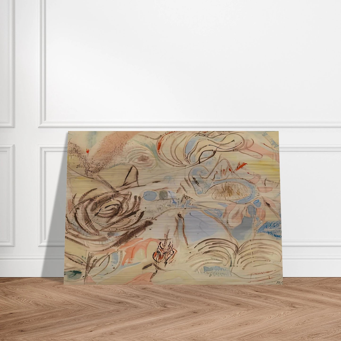 10 29 52, 1952- - Helen Frankenthaler Brushed Aluminum Print - 70x100 cm / 28x40 inches | Helen Frankenthaler Aluminum Print | Helen Frankenthaler Prints
