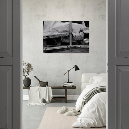 ROME FLEA MARKET V 1952 - Robert Rauschenberg Brushed Aluminum Print - 70x100 cm / 28x40 inches | Robert Rauschenberg Aluminum Print | Robert Rauschenberg Prints