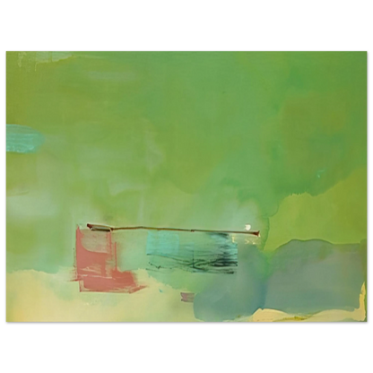 Helen Frankenthaler - Springscape - 1975 Wall art - 15x20 cm / 6x8 inches - Fine Art Poster - -