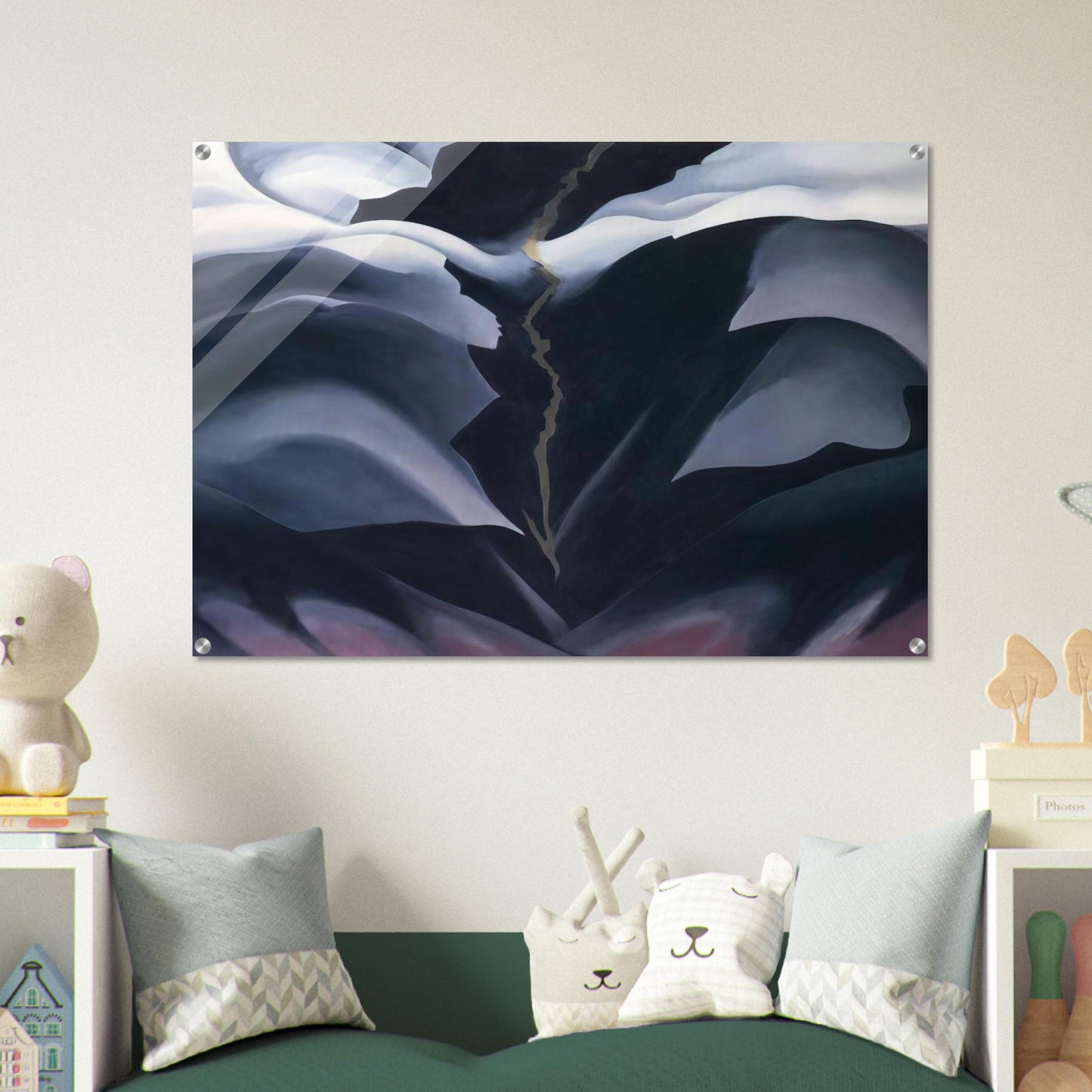 Black Place II - Georgia O'Keeffe Acrylic Print - 70x100 cm / 28x40″ inches