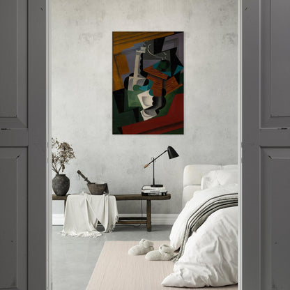 THE COFFEE MILL 1916 - Juan Gris Brushed Aluminum Print - 70x100 cm / 28x40 inches | Juan Gris Aluminum Print | Juan Gris Prints