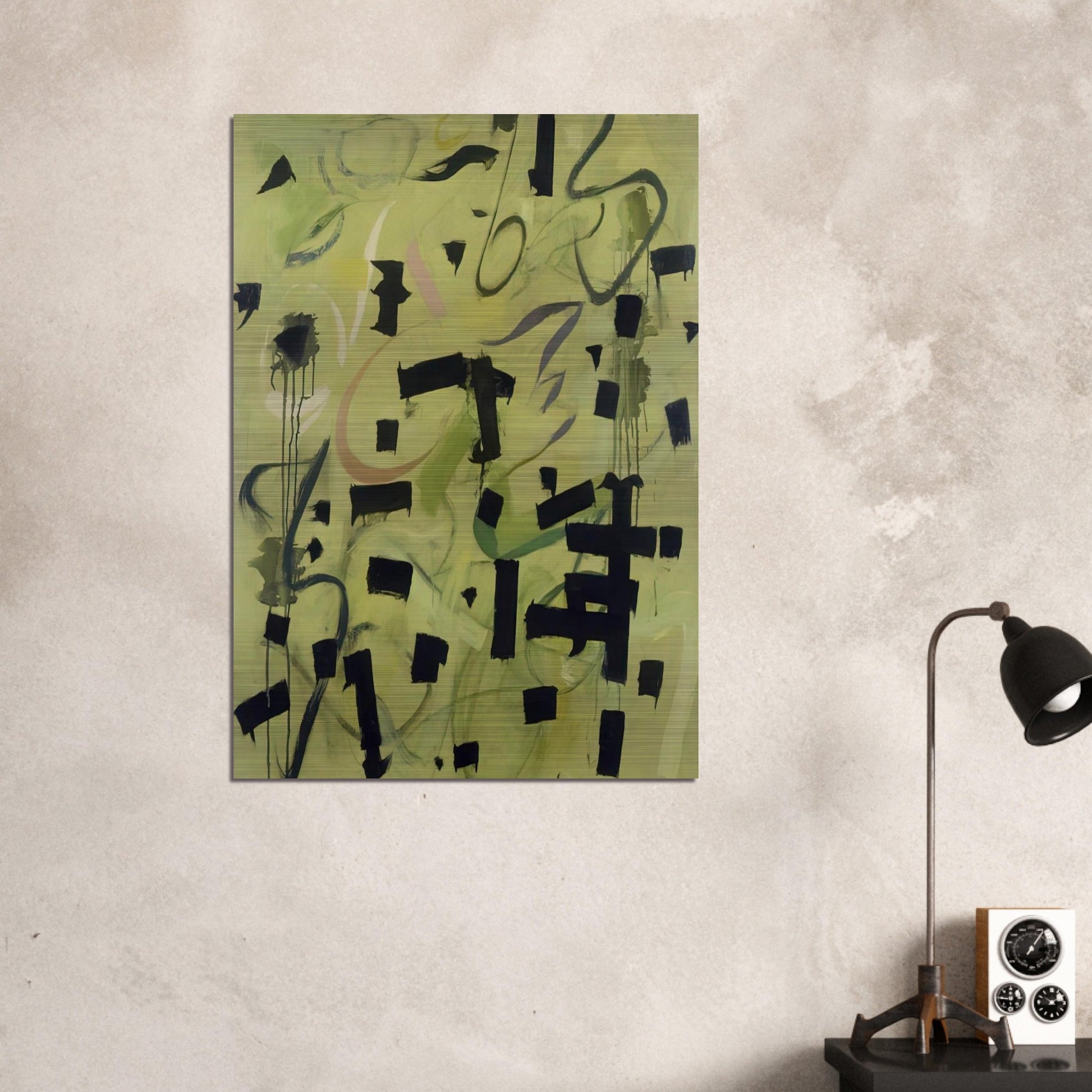Number 12 - 1949 - Bradley Walker Tomlin Brushed Aluminum Print - 70x100 cm / 28x40 inches | Bradley Walker Tomlin Aluminum Print | Bradley Walker Tomlin Prints