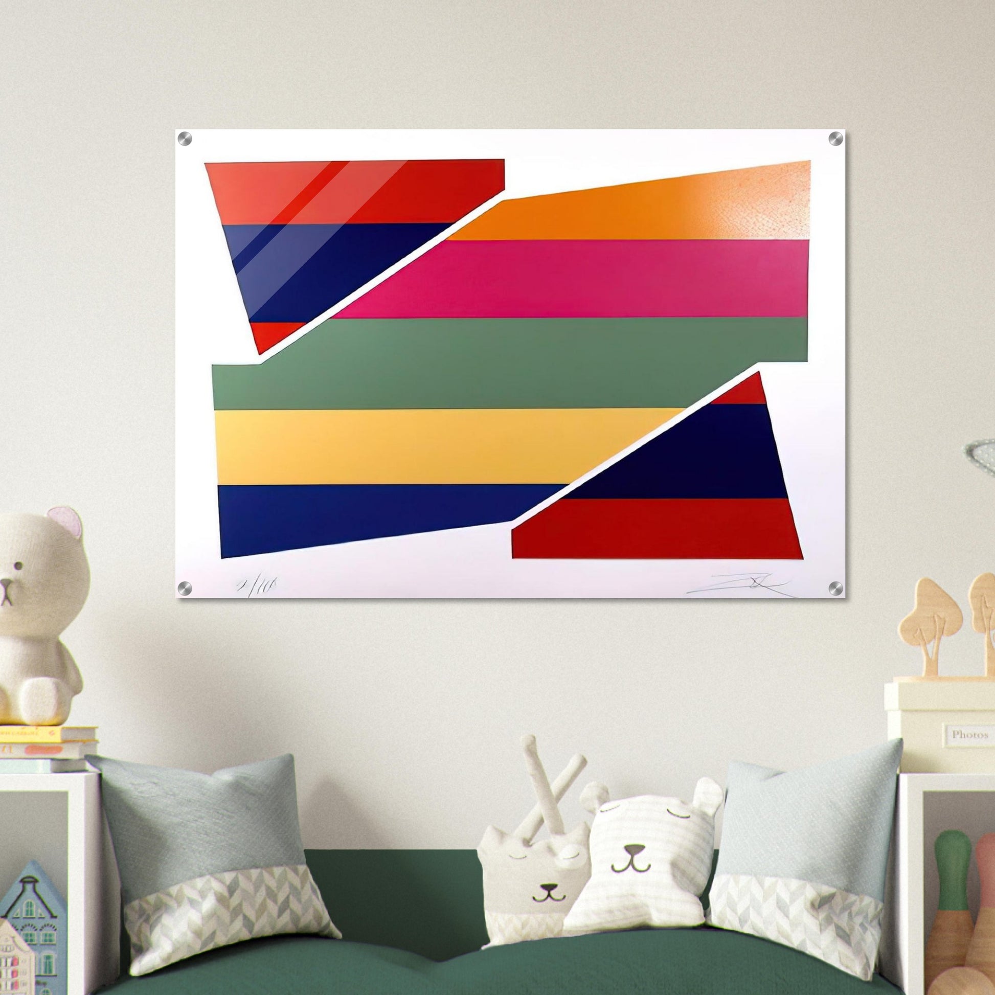 Rotation I - 1980 - Larry Zox Acrylic Print - 70x100 cm / 28x40″ inches