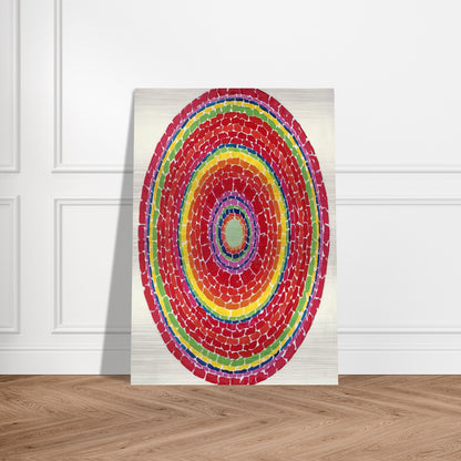 SPRINGTIME IN WASHINGTON 1971 - Alma Woodsey Thomas Brushed Aluminum Print - 70x100 cm / 28x40 inches | Alma Woodsey Thomas Aluminum Print | Alma Woodsey Thomas Prints