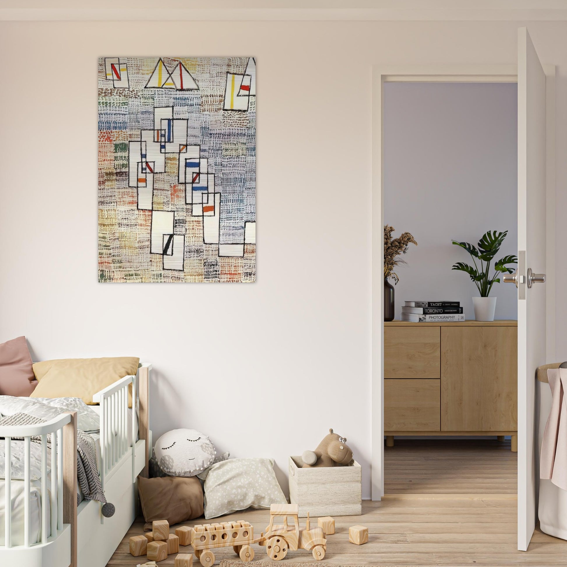 COTE DE PROVENCE - Paul Klee Brushed Aluminum Print - 70x100 cm / 28x40 inches | Paul Klee Aluminum Print | Paul Klee Prints