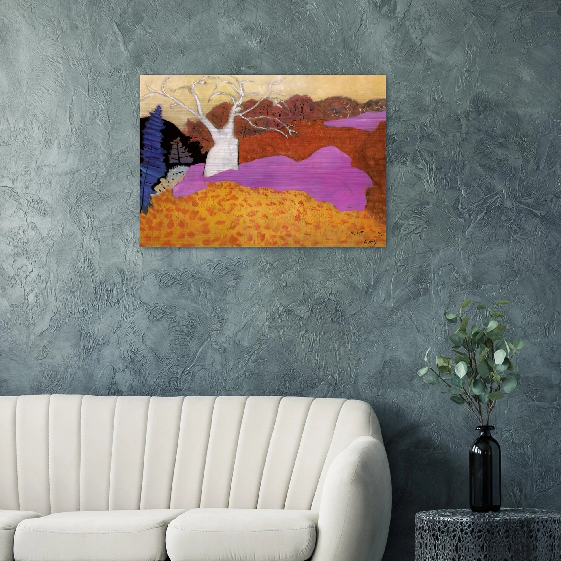Autumn - 1944 - Milton Avery Brushed Aluminum Print - 70x100 cm / 28x40 inches | Milton Avery Aluminum Print | Milton Avery Prints