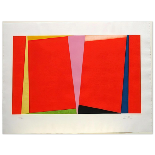 Larry Zox - Untitled - 1970  75x100 cm / 30x40inches Fine Art Poster