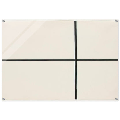 Horizontal and Vertical Lines - Ellsworth Kelly Acrylic Print - 70x100 cm / 28x40″ inches