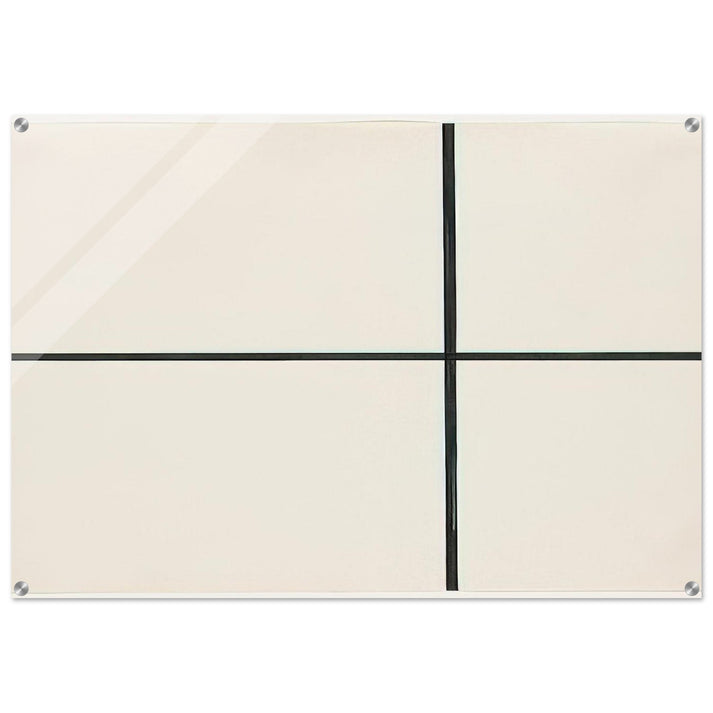 Horizontal and Vertical Lines - Ellsworth Kelly Acrylic Print - 70x100 cm / 28x40″ inches
