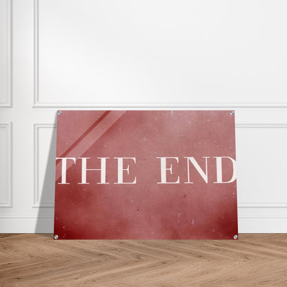 THE END 28 2003 - Edward Ruscha Acrylic Print - 70x100 cm / 28x40″ inches
