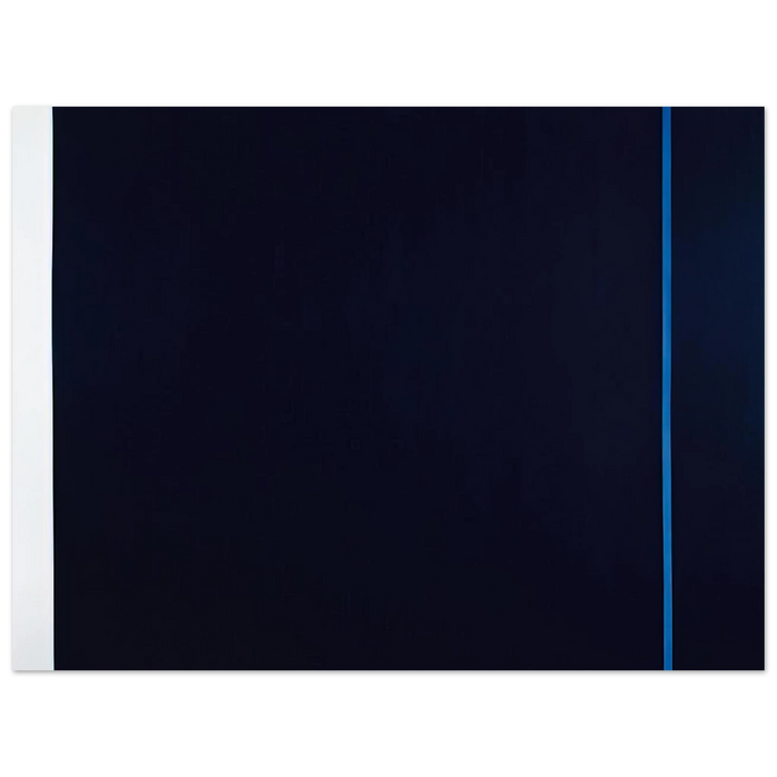 Barnett Newman - Midnight Blue  75x100 cm / 30x40inches Fine Art Poster