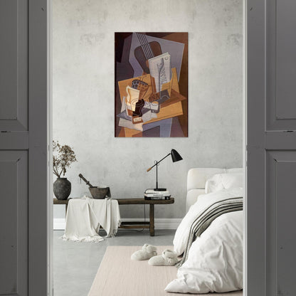 THE BOOK OF MUSIC 1922 - Juan Gris Brushed Aluminum Print - 70x100 cm / 28x40 inches | Juan Gris Aluminum Print | Juan Gris Prints