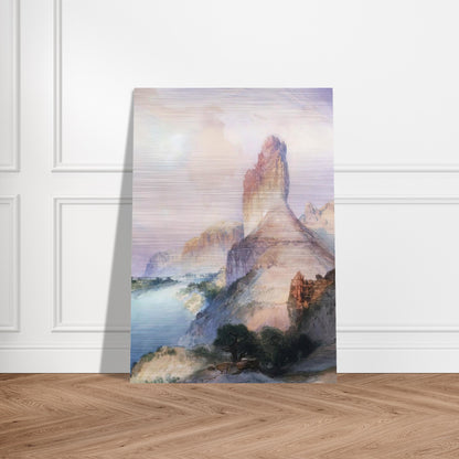 Butte Green River Wyoming - Thomas Moran Brushed Aluminum Print - 70x100 cm / 28x40 inches | Thomas Moran Aluminum Print | Thomas Moran Prints
