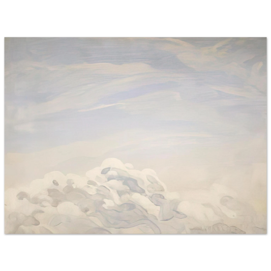 Neil Welliver - Study for Clouds I - 1979  75x100 cm / 30x40inches Fine Art Poster