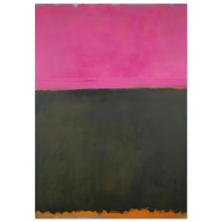 Mark Rothko - Untitled - 1953 Wall Art - 30x40 cm / 12x16 inches - Premium Wooden Framed Poster With Fine Art Paper - Wood frame