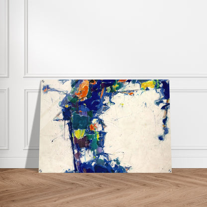 Middle Blue - Sam Francis Acrylic Print - 70x100 cm / 28x40″ inches