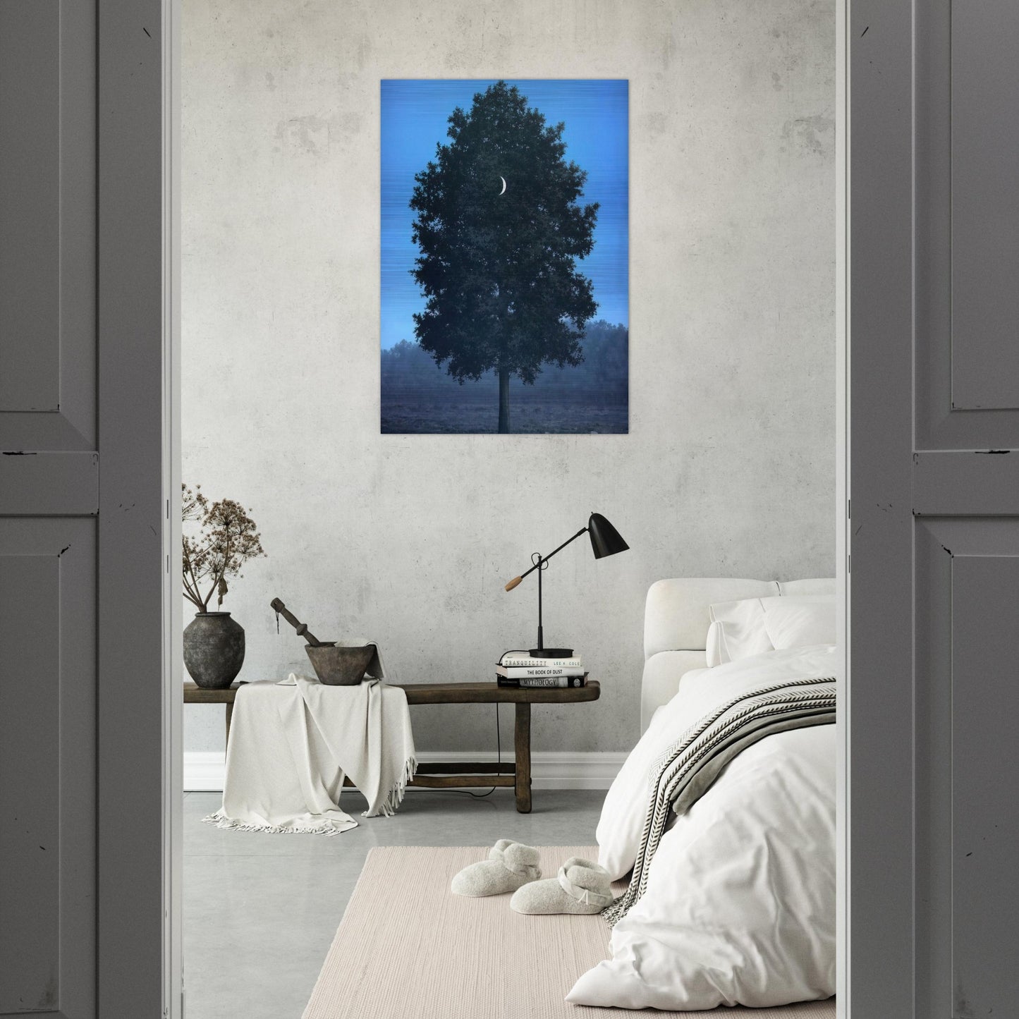SIXTEENTH OF SEPTEMBER 1956 - Rene Magritte Brushed Aluminum Print - 70x100 cm / 28x40 inches | Rene Magritte Aluminum Print | Rene Magritte Prints