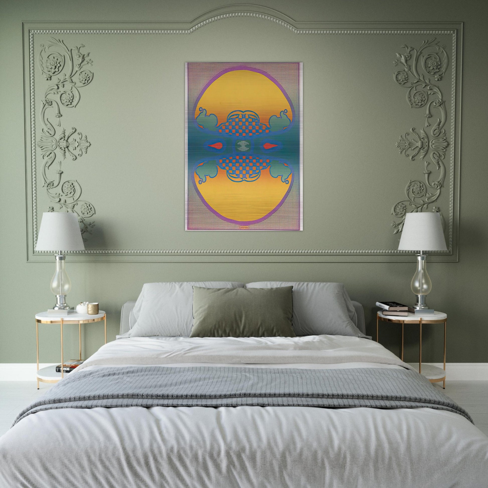 1 2 3 INFINITY THE CONTEMPORARIES 1967 - Peter Max Brushed Aluminum Print - 70x100 cm / 28x40 inches | Peter Max Aluminum Print | Peter Max Prints