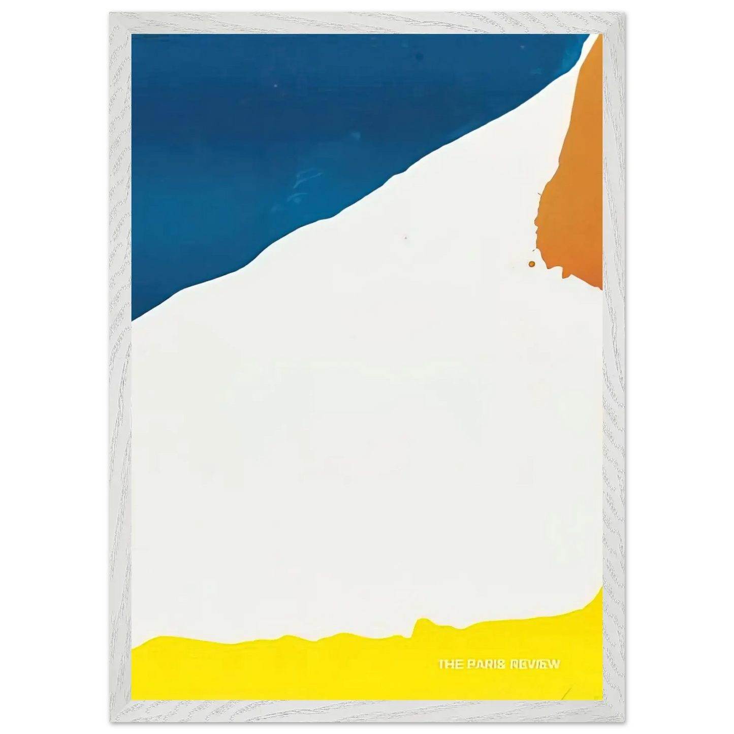 Helen Frankenthaler - Paris Review - 1966 Wall art - 50x70 cm / 20x28 Inches - Premium Wooden Framed Poster With Fine Art Paper - Wood frame