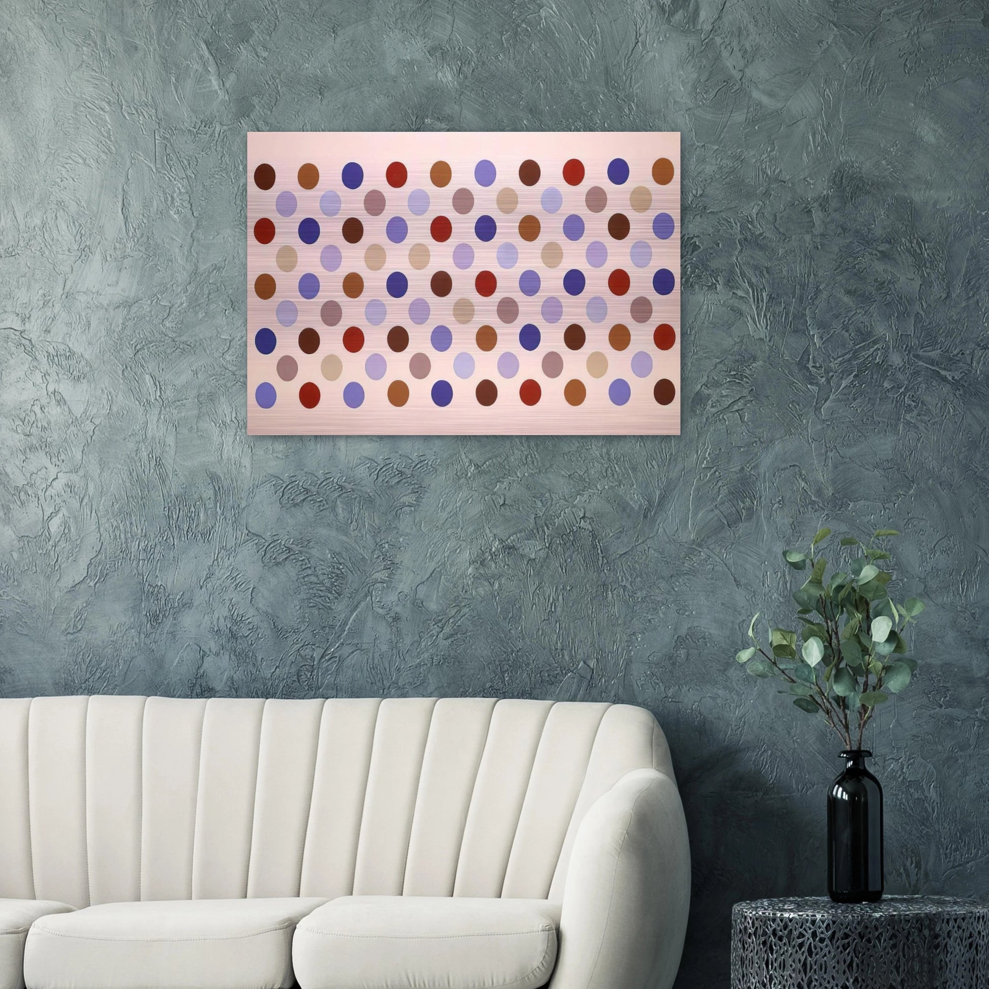 Grid #8 - 1969 - Thomas Downing Brushed Aluminum Print - 70x100 cm / 28x40 inches | Thomas Downing Aluminum Print | Thomas Downing Prints