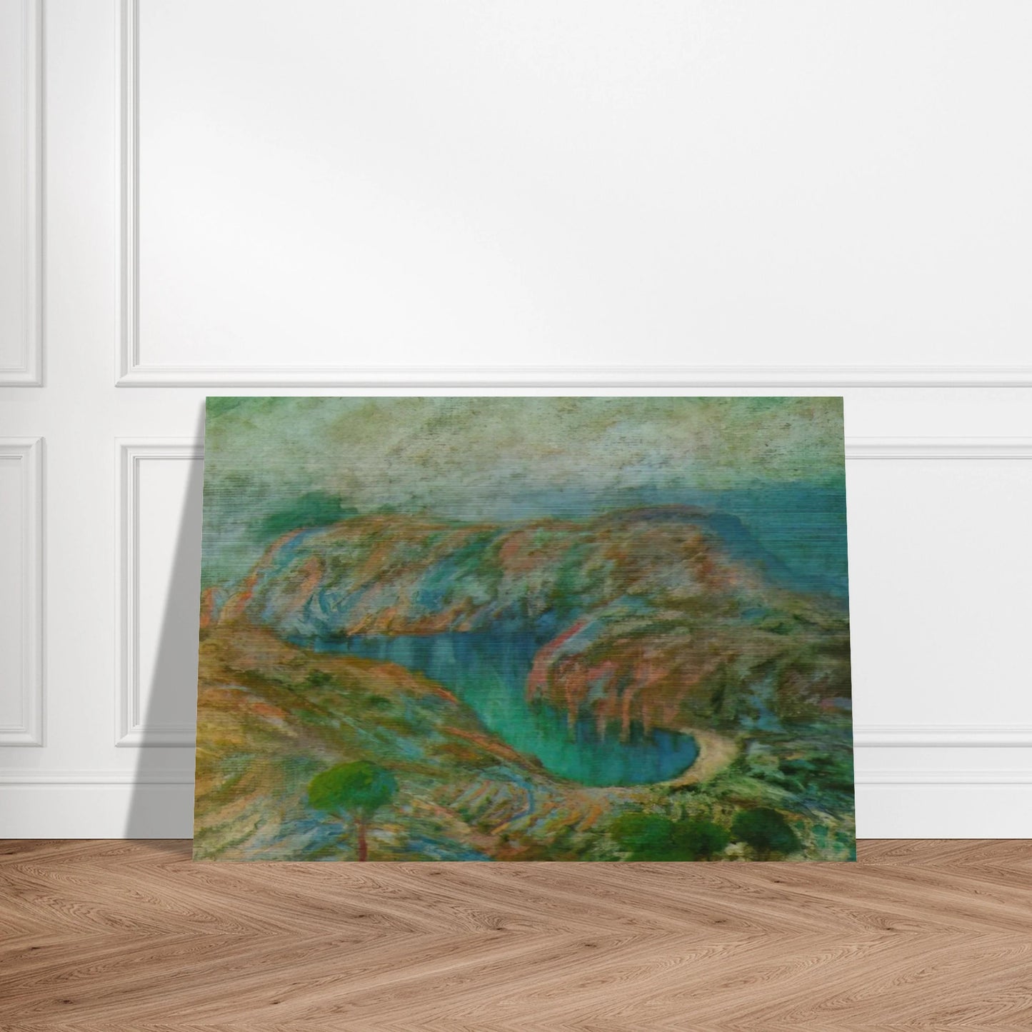 CALANQUE JONCULS CADAQUES - Salvador Dali Brushed Aluminum Print - 70x100 cm / 28x40 inches | Salvador Dali Aluminum Print | Salvador Dali Prints