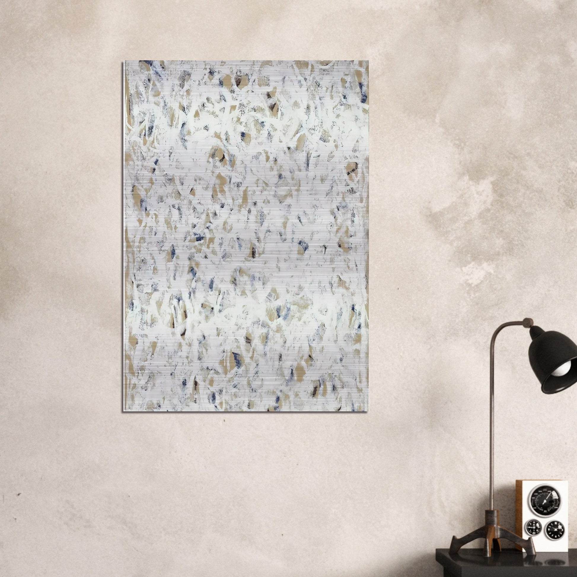 Untitled - 1960 - Robert Ryman Brushed Aluminum Print - 70x100 cm / 28x40 inches | Robert Ryman Aluminum Print | Robert Ryman Prints
