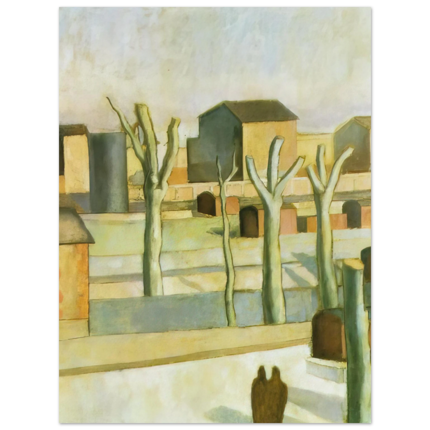 Salvador Dali - THE STATION AT FIGUERAS  75x100 cm / 30x40inches Fine Art Poster