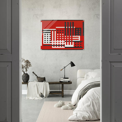 FACTORY 1925 - Josef Albers Acrylic Print - 70x100 cm / 28x40″ inches