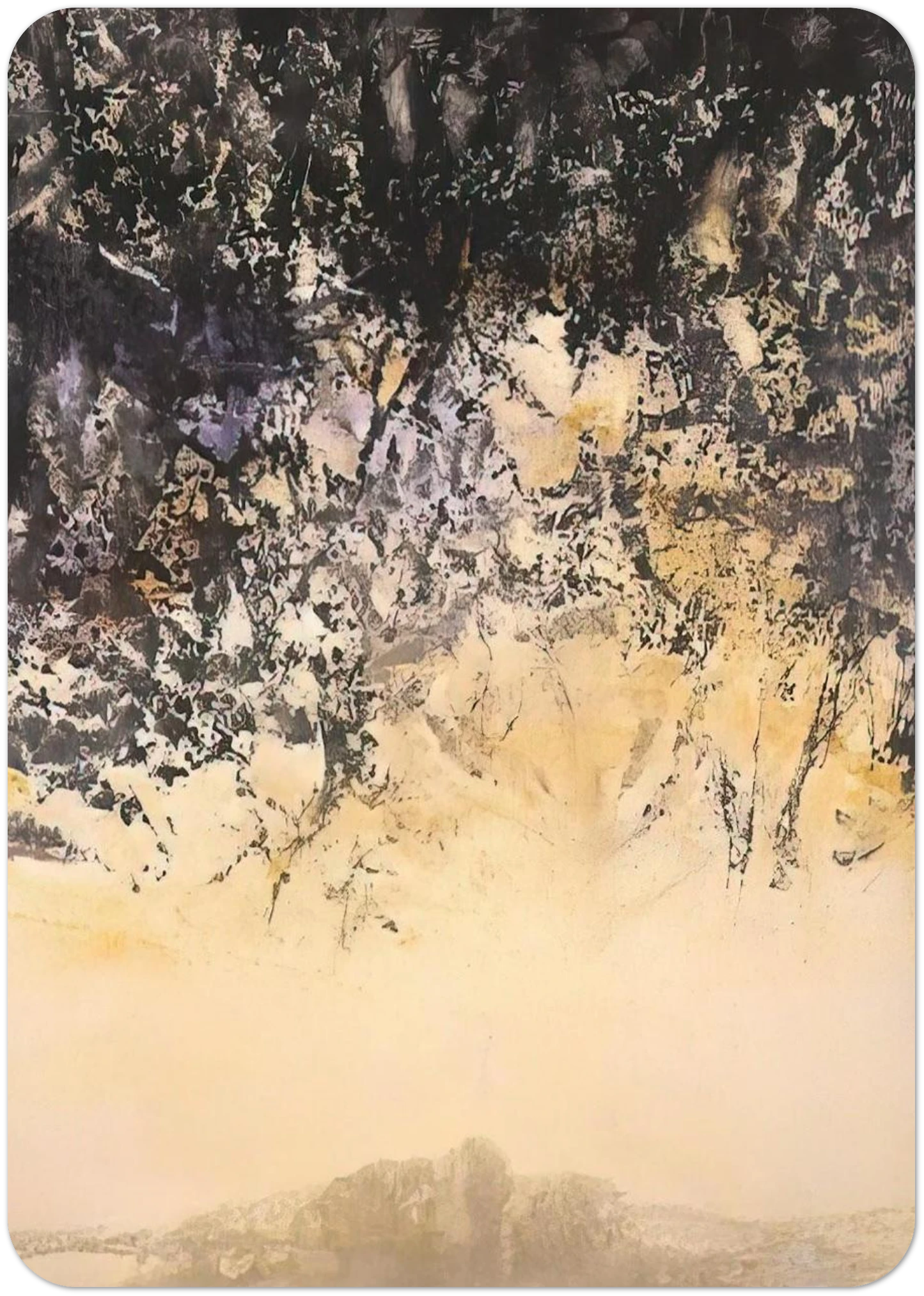 11 11 1996 1996 By Zao Wou-Ki Pack of 10 Post Cards | Zao Wou-Ki Post Cards | A6 (10.5 x 14.8 cm) - 4.1 x 5.8 inches